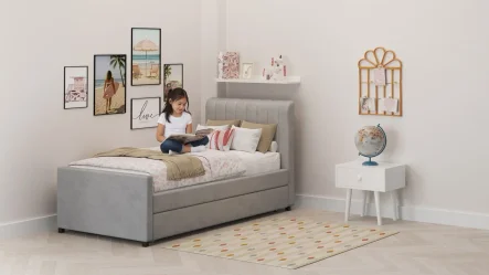 מיטת ילדים מרופדת נועם