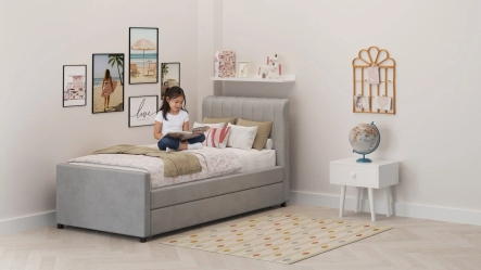 מיטת ילדים מרופדת נועם