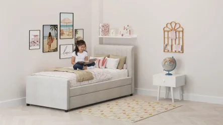 מיטת ילדים מרופדת נועם