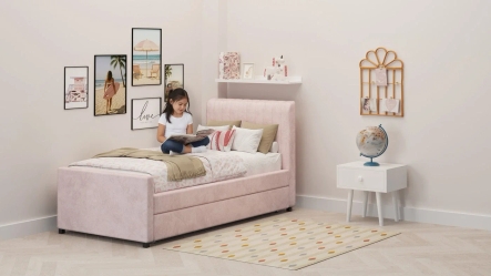 מיטת נוער מרופדת נועם