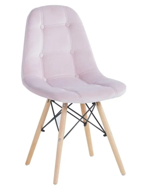 כסא מרופד נאפולי | צבע ורוד