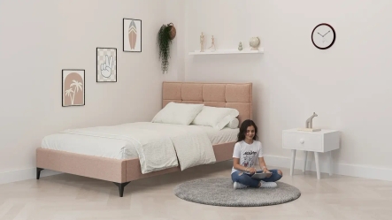 מיטת נוער מרופדת ריף