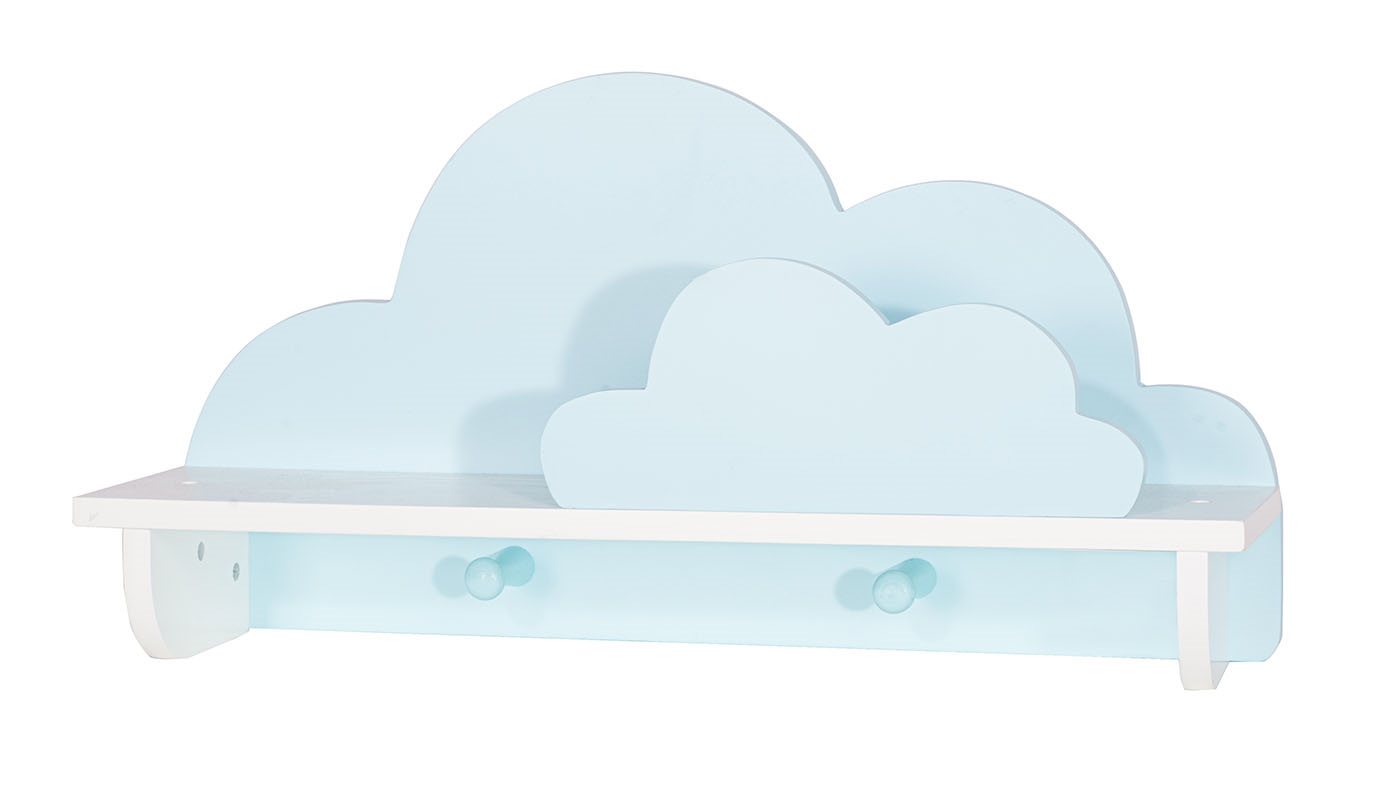 מדף מעוצב דגם עננים