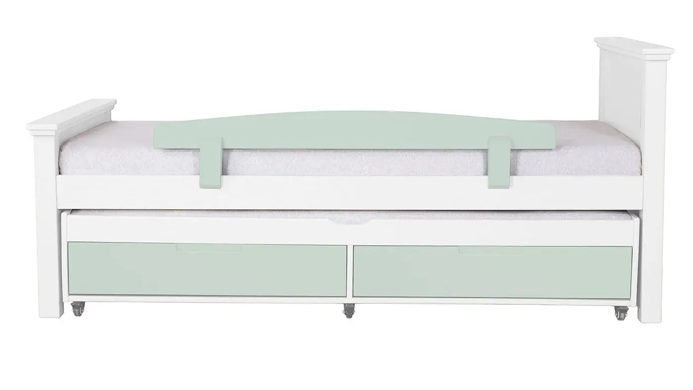 מיטת ילדים אריאל רוחב 90 ס"מ | צבע לבן אטום