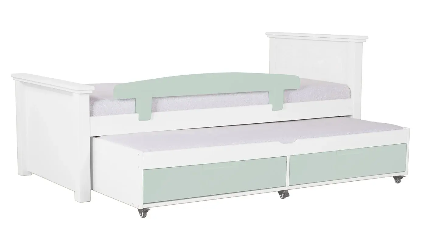 מיטת ילדים אריאל רוחב 90 ס"מ | צבע לבן אטום