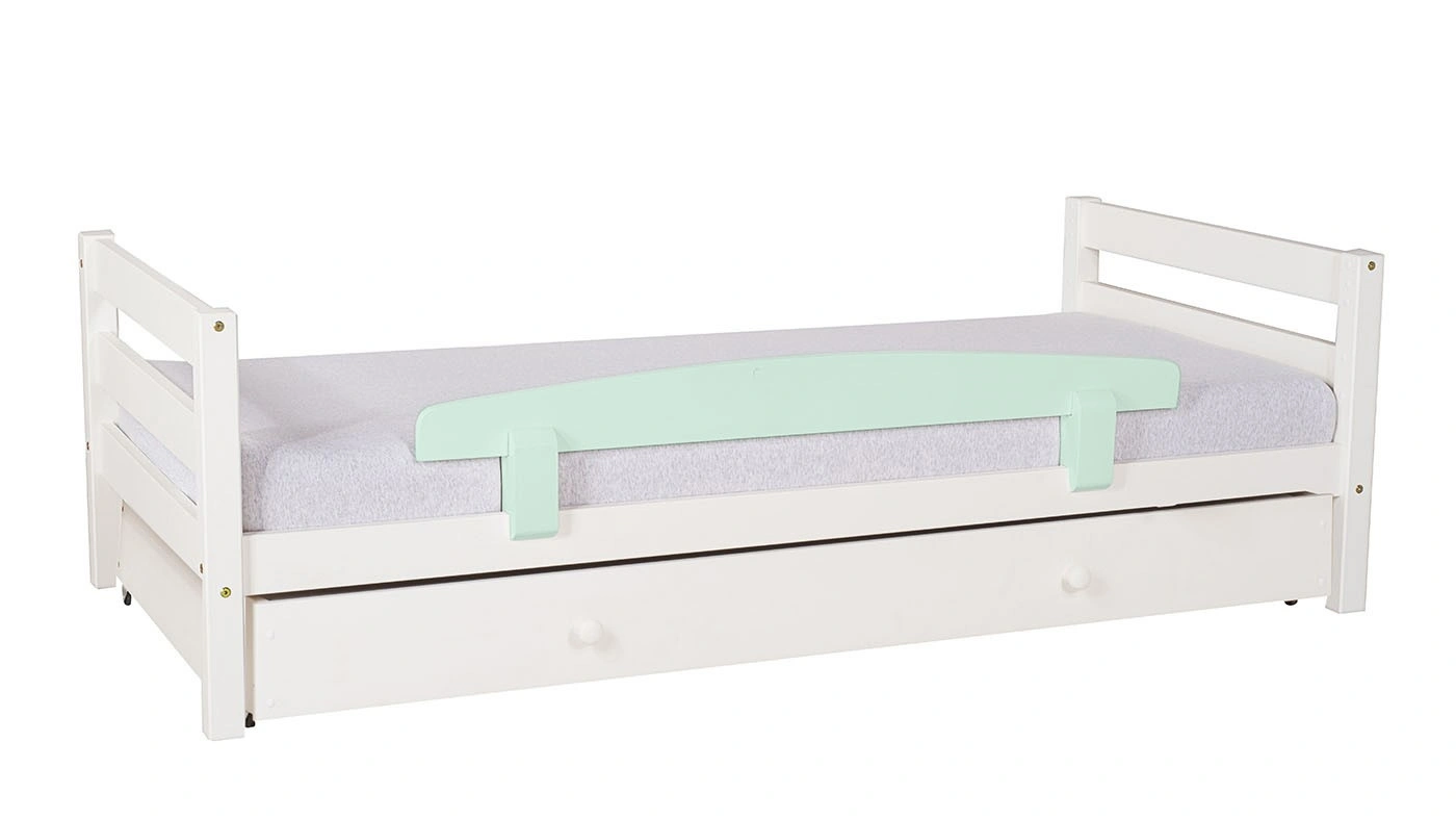 מיטת ילדים מיקה עם ארגז רוחב 80 ס"מ | ללא מעקה אחורי