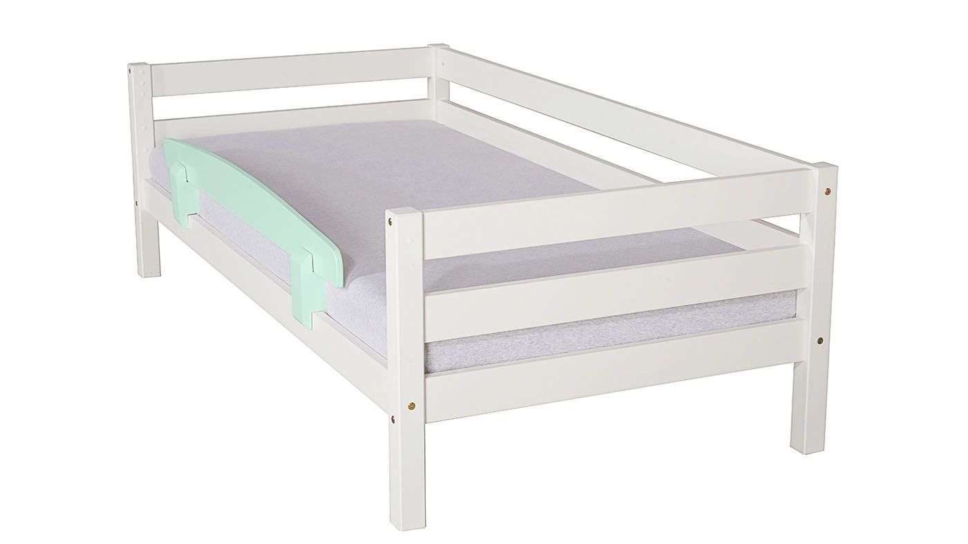 מיטת ילדים מיקה רוחב 90 ס"מ | עם מעקה אחורי