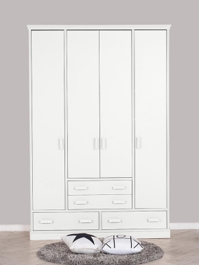 ארון ילדים שחר 4 דלתות