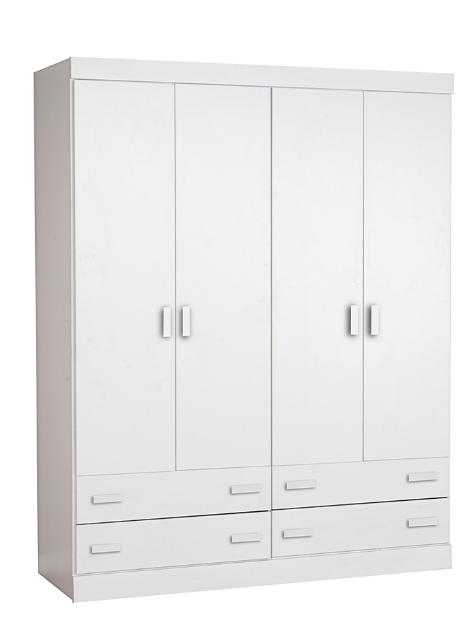 ארון ילדים עומר 4 דלתות | גובה 200 ס"מ