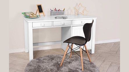 שולחן כתיבה לילדים שחר