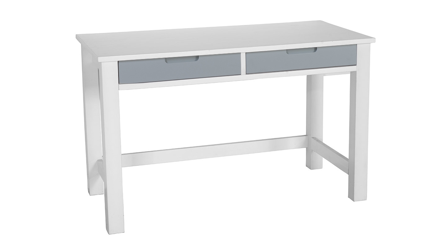 שולחן כתיבה לילדים אופיר צבע לבן אטום