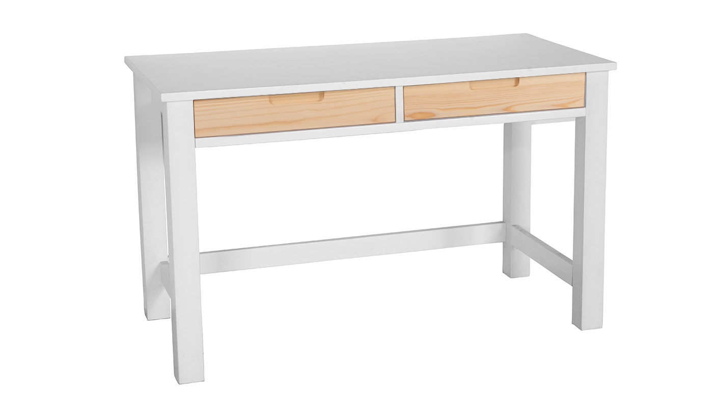 שולחן כתיבה לילדים אופיר צבע לבן אטום