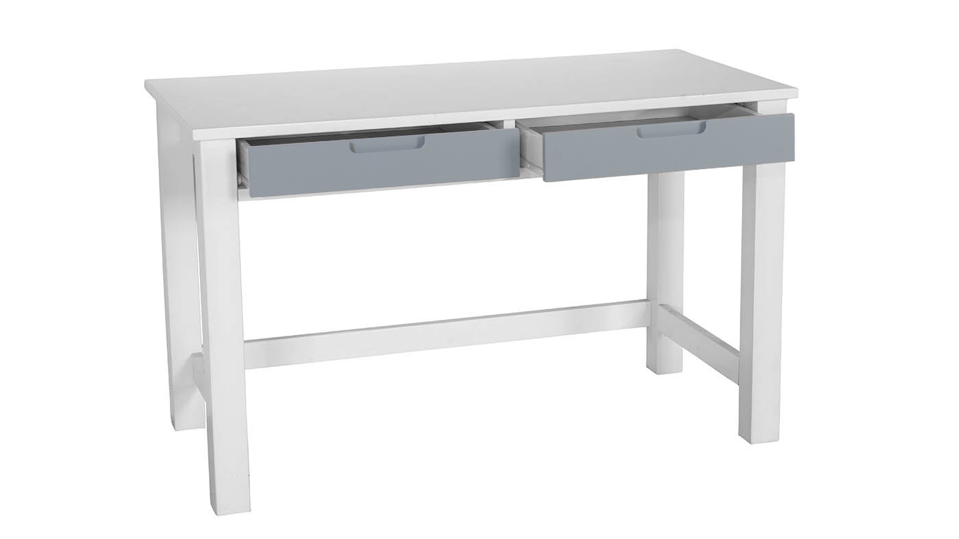 שולחן כתיבה לילדים אופיר צבע לבן אטום