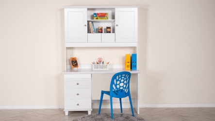 סט שולחן כתיבה ויחידת מדפים מיקה