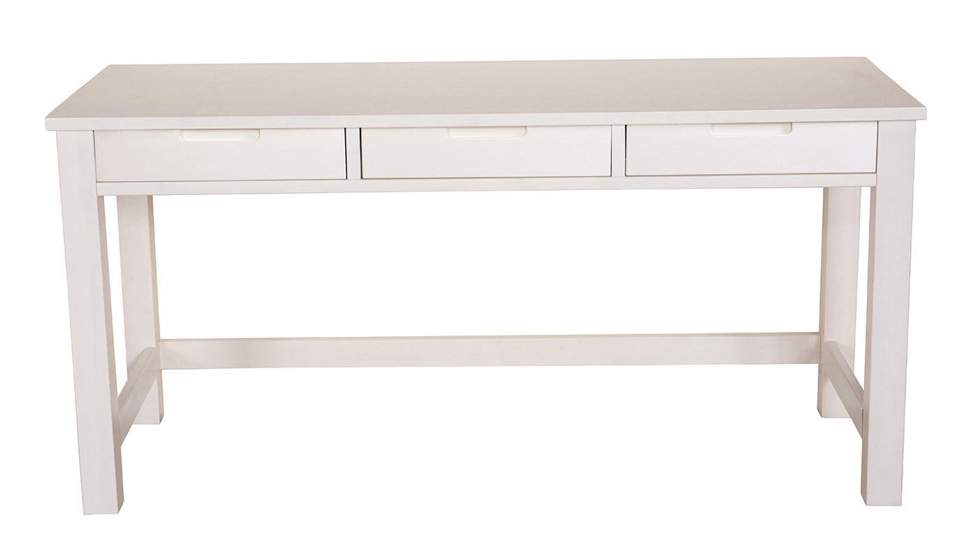 שולחן כתיבה לילדים אופיר כפול | צבע לבן אטום