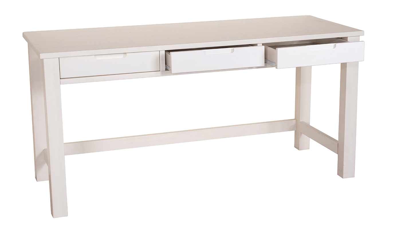 שולחן כתיבה לילדים אופיר כפול | צבע לבן אטום