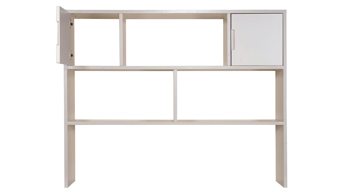 יחידת מדפים אופיר | צבע לבן אטום