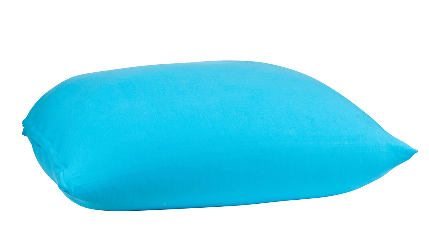 פוף ילדים בד לייקרה בצבע תכלת