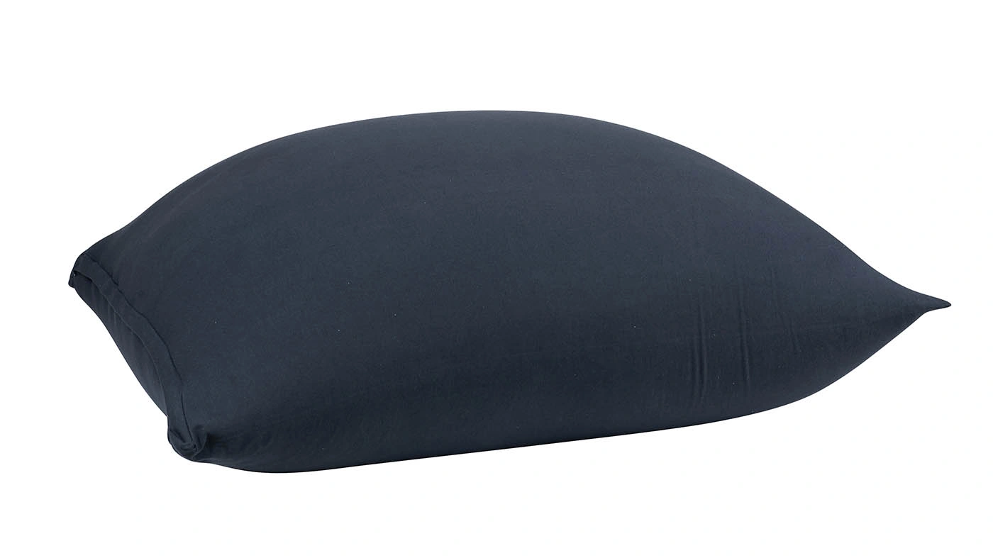 פוף ילדים בד לייקרה בצבע שחור