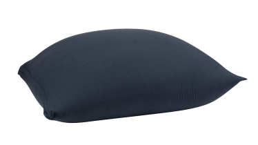 פוף ילדים בד לייקרה בצבע שחור