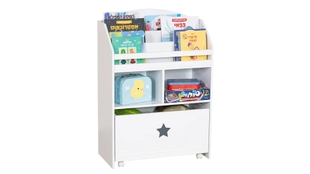 מיטה וחצי שחר עם נגררת ומגירות