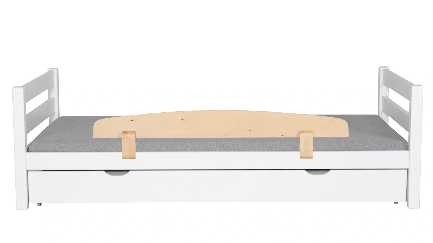 מיטת ילדים מיקה עם מיטת חבר רוחב 80 ס"מ | ללא מעקה אחורי