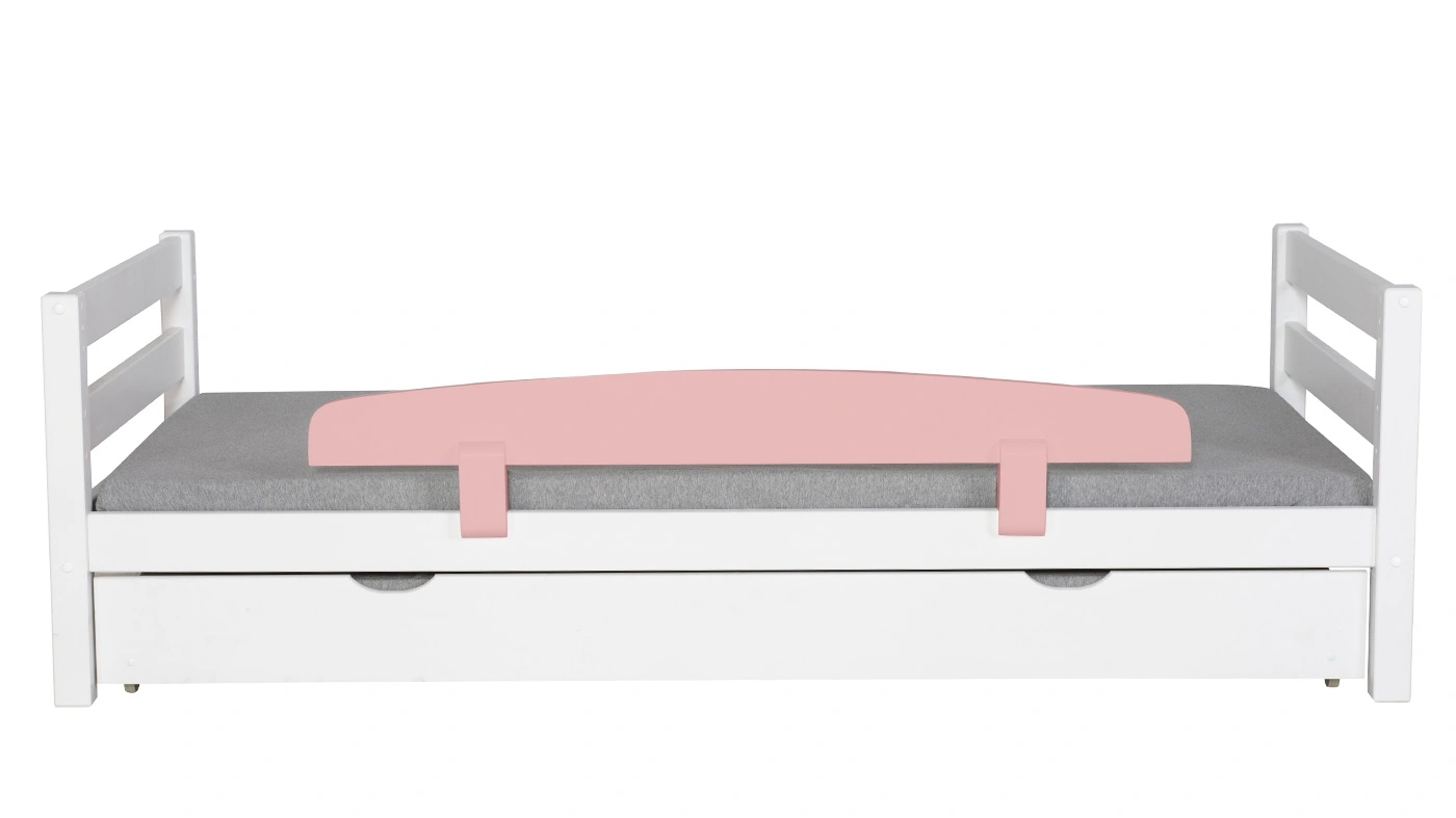 מיטת ילדים מיקה עם מיטת חבר רוחב 80 ס"מ | ללא מעקה אחורי