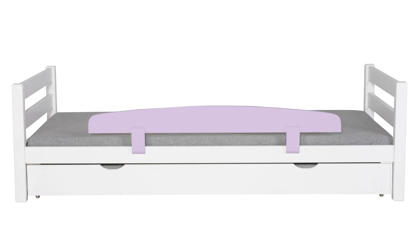 מיטת ילדים מיקה עם מיטת חבר רוחב 80 ס"מ | ללא מעקה אחורי