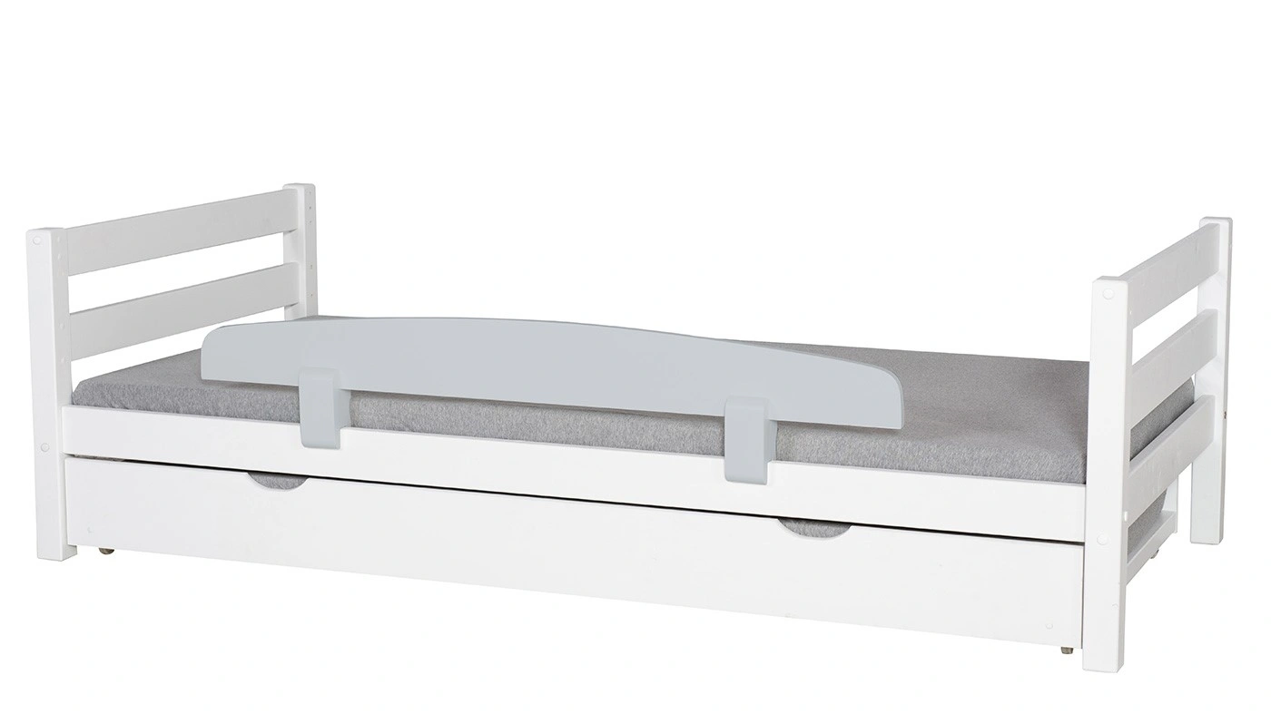 מיטת ילדים מיקה עם מיטת חבר רוחב 80 ס"מ | ללא מעקה אחורי