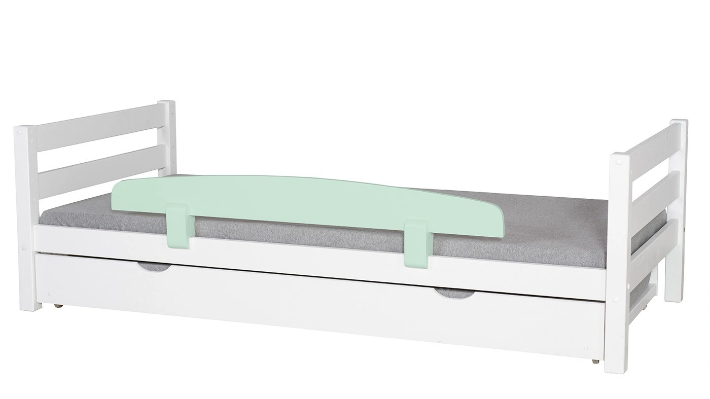 מיטת ילדים מיקה עם מיטת חבר רוחב 80 ס"מ | ללא מעקה אחורי