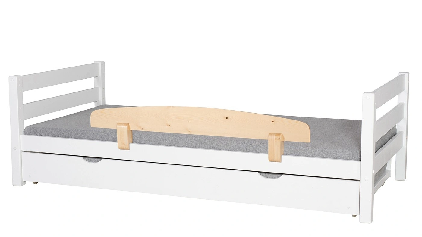 מיטת ילדים מיקה עם מיטת חבר רוחב 80 ס"מ | ללא מעקה אחורי