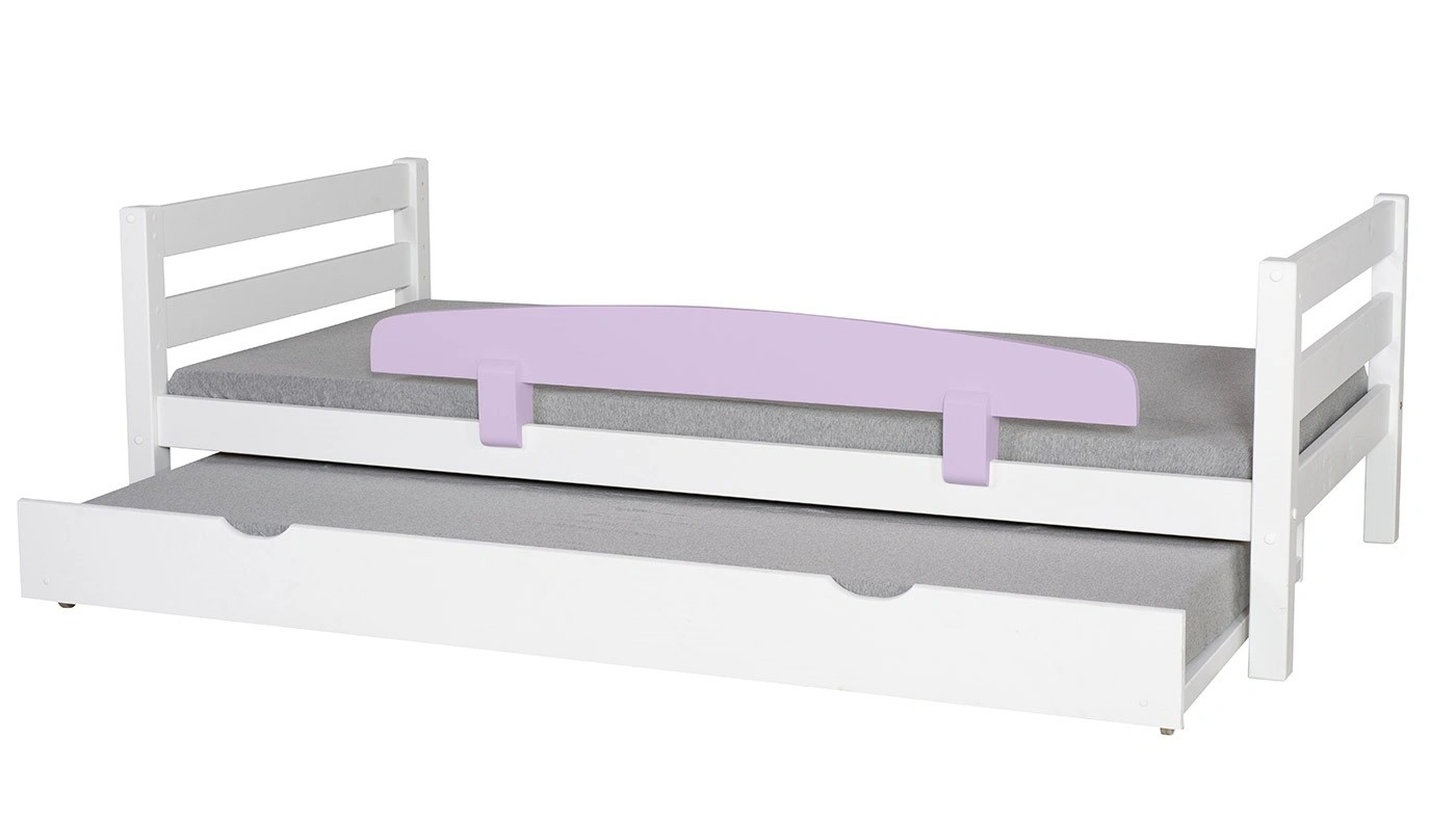מיטת ילדים מיקה עם מיטת חבר רוחב 80 ס"מ | ללא מעקה אחורי