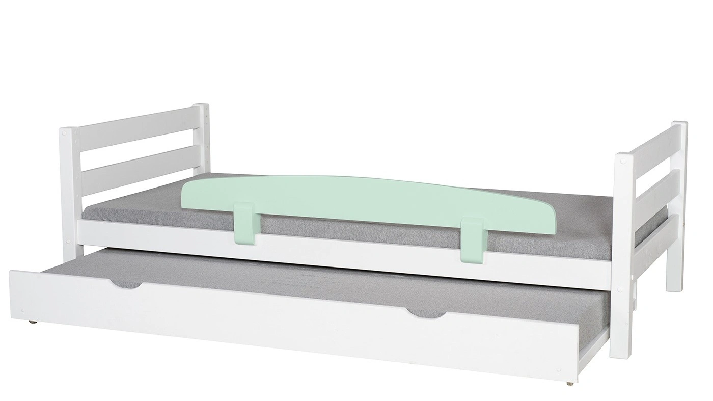 מיטת ילדים מיקה עם מיטת חבר רוחב 80 ס"מ | ללא מעקה אחורי