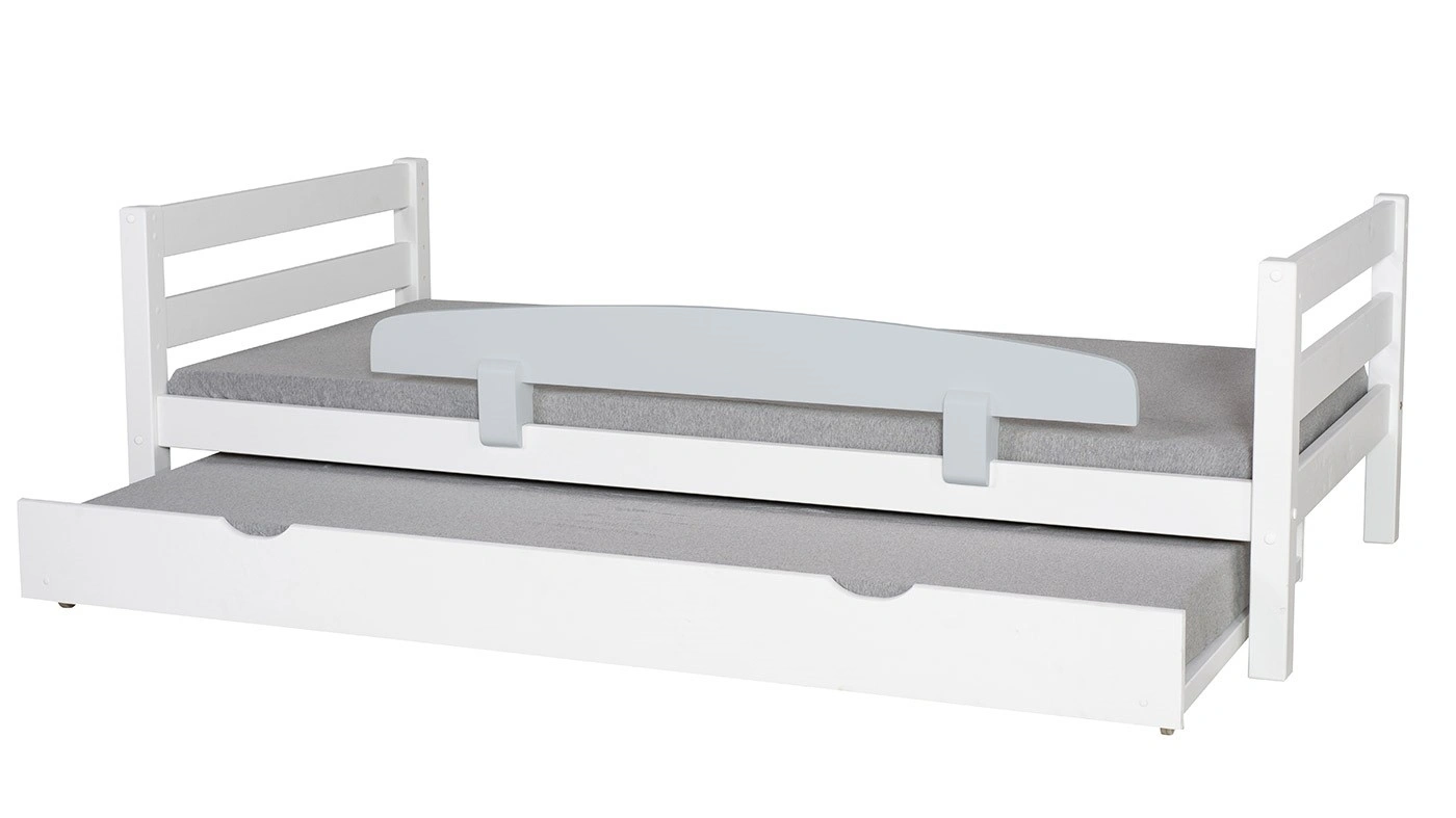מיטת ילדים מיקה עם מיטת חבר רוחב 80 ס"מ | ללא מעקה אחורי