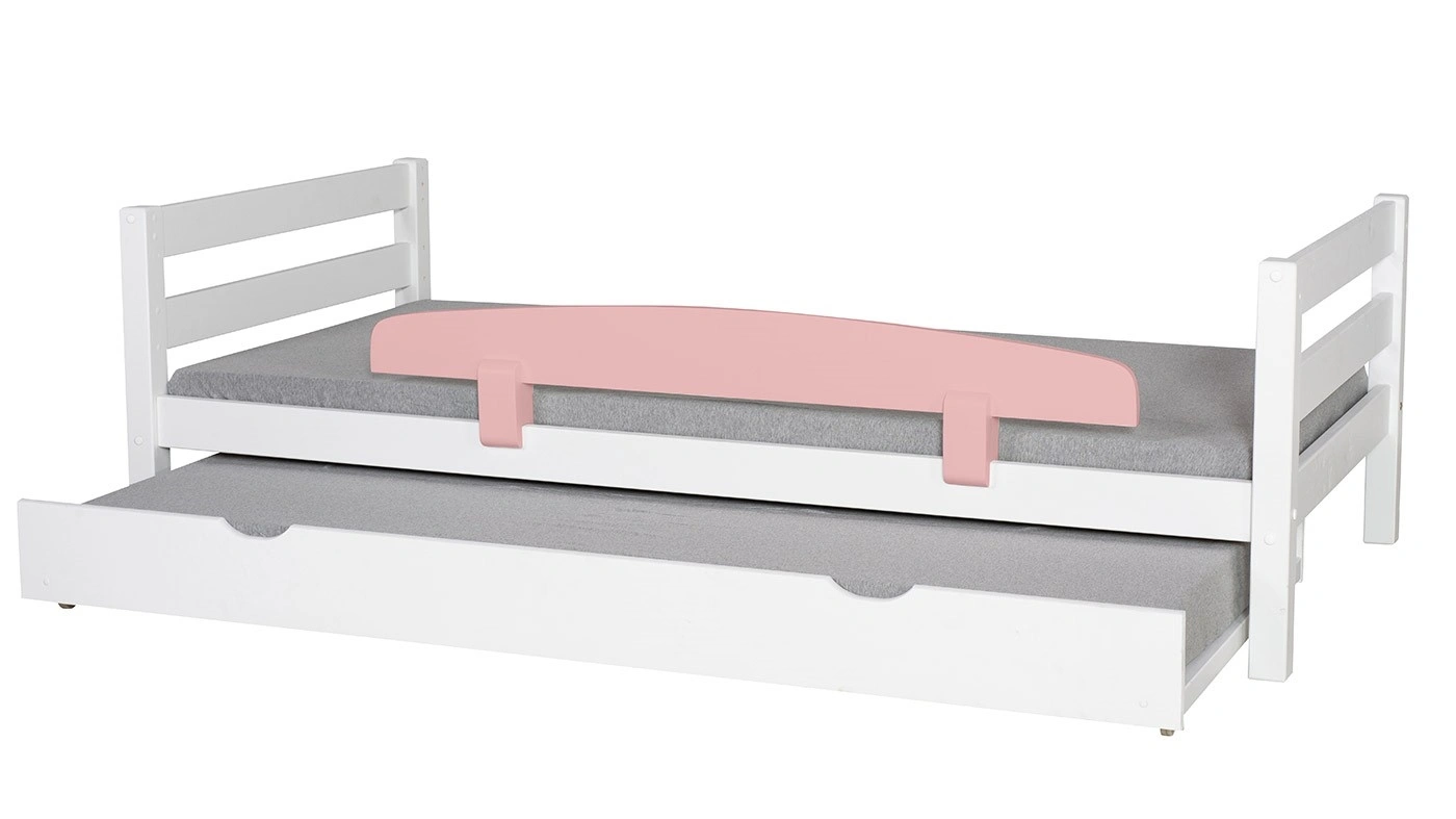 מיטת ילדים מיקה עם מיטת חבר רוחב 80 ס"מ | ללא מעקה אחורי
