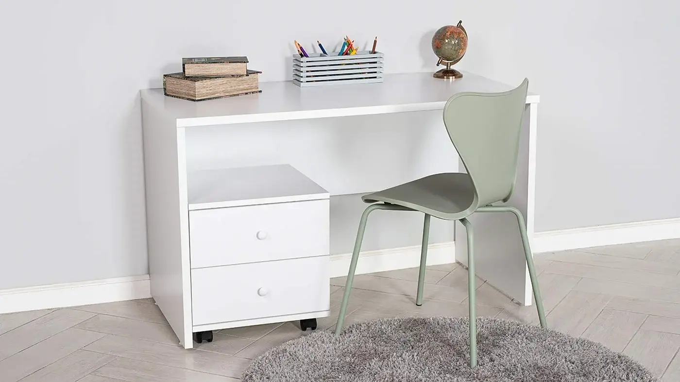 שולחן כתיבה נועם | צבע לבן