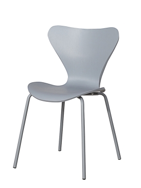 כסא פלסטיק טוסקנה בצבע אפור | רגלי מתכת