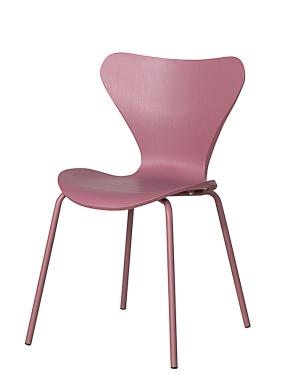 כסא פלסטיק טוסקנה בצבע סגול | רגלי מתכת