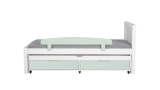 מיטת ילדים דור רוחב 90 ס"מ | צבע לבן אטום