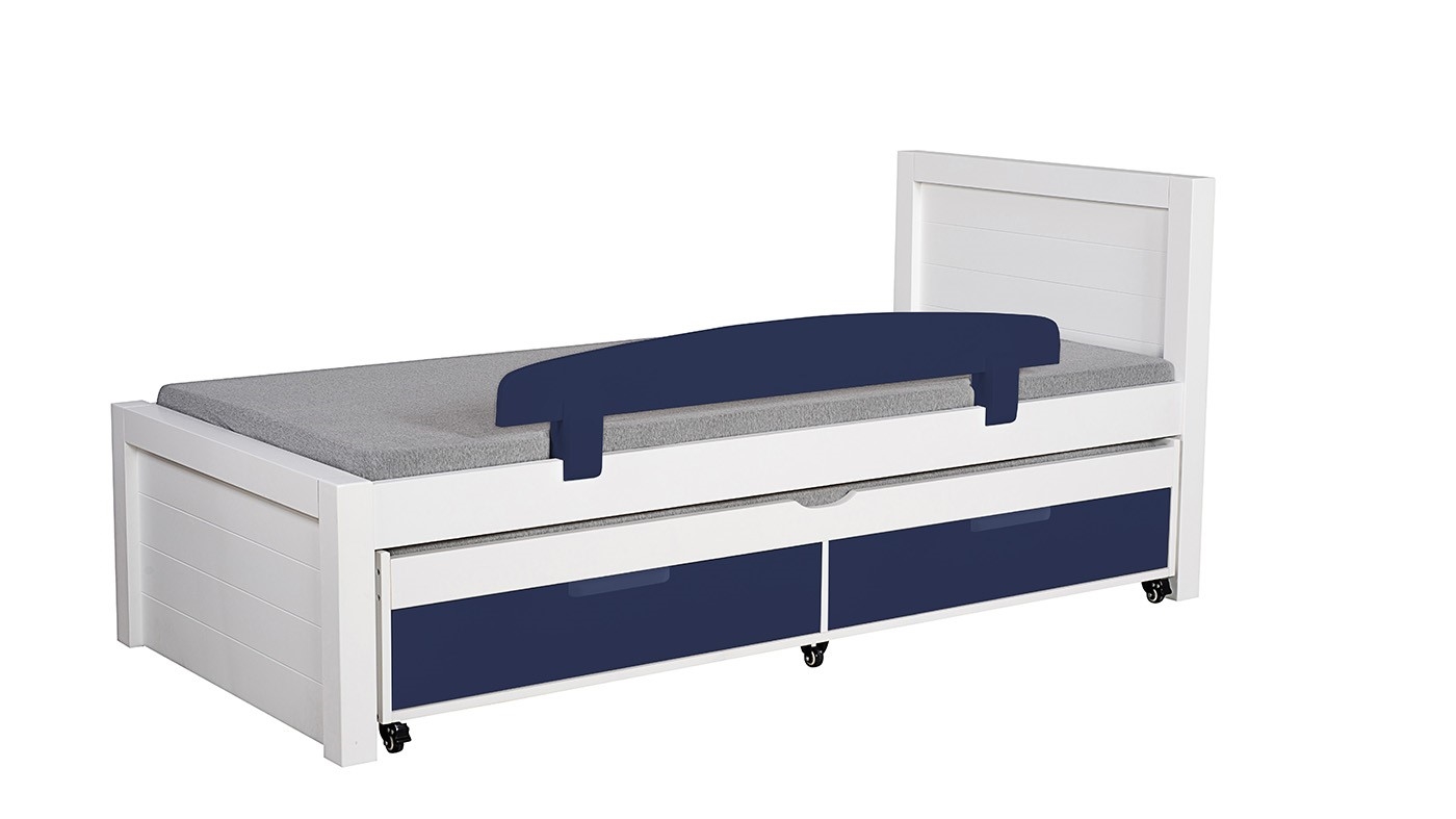 מיטת ילדים דור רוחב 90 ס"מ | צבע לבן אטום