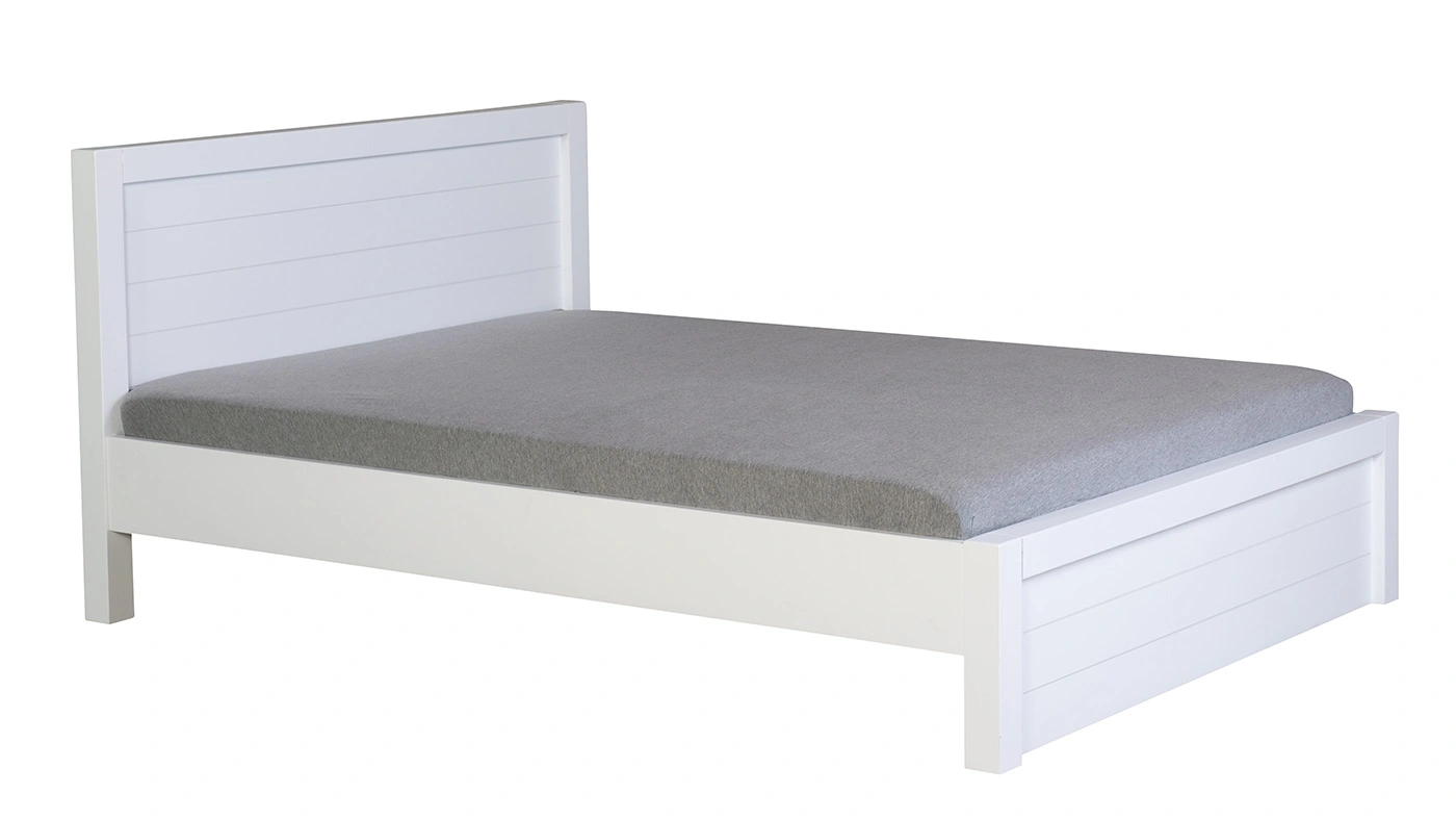 מיטה זוגית דור צבע לבן אטום | גודל 140X190