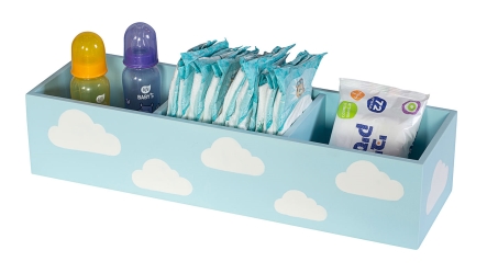 ארגונית לשידת החתלה | תכלת עננים