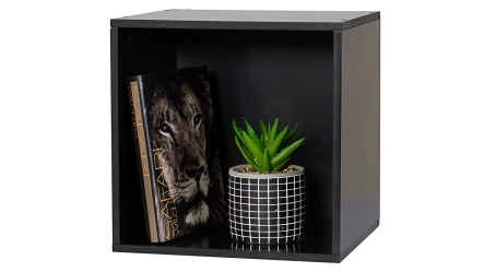 מדף קוביה | צבע שחור