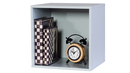 מדף קוביה | צבע אפור