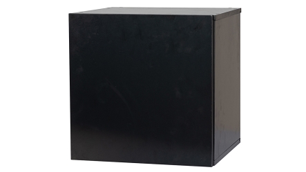 מדף קוביה עם דלת | צבע שחור