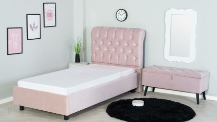 מיטת ילדים מרופדת אמה