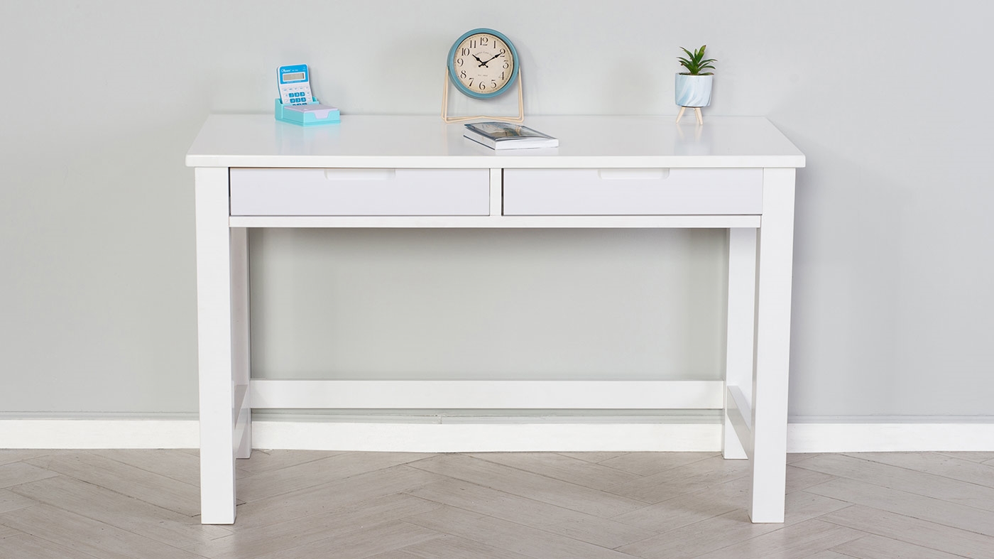 שולחן כתיבה לילדים אופיר צבע לבן אטום