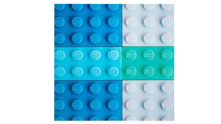 משטח לשולחן יצירה מרובע | לגו