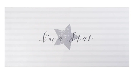 משטח לשולחן כתיבה 60*124 | פסים וכוכב