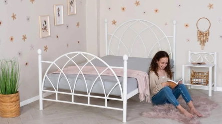 מיטת נוער מתכת נועה